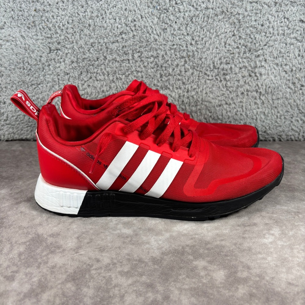 Adidas Sneakers Mens 10 Red Retropy F2 GZ3534 Low Top Athletic Mesh Shoes